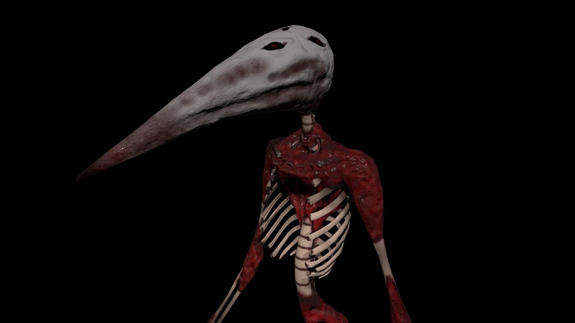 God of roadkill-Trevor Henderson  Low-poly 3D model_9