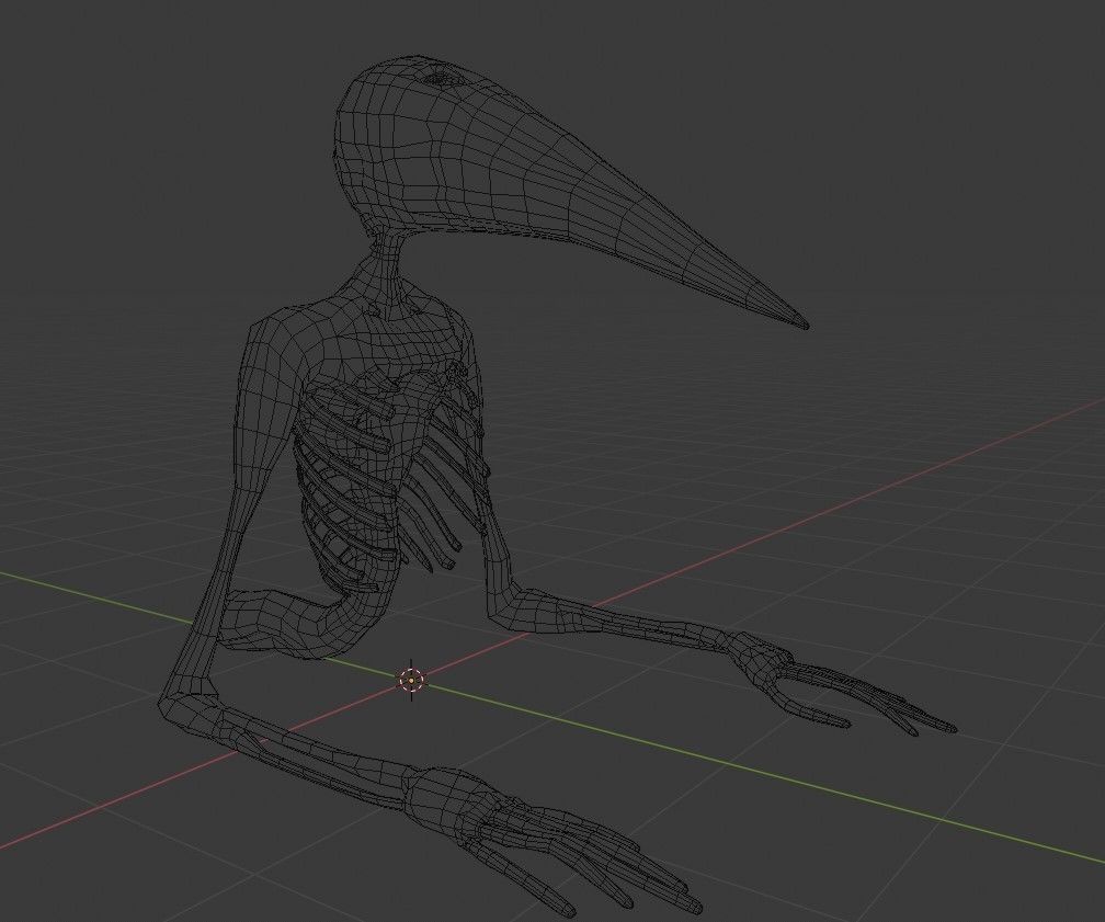 God of roadkill-Trevor Henderson  Low-poly 3D model_47