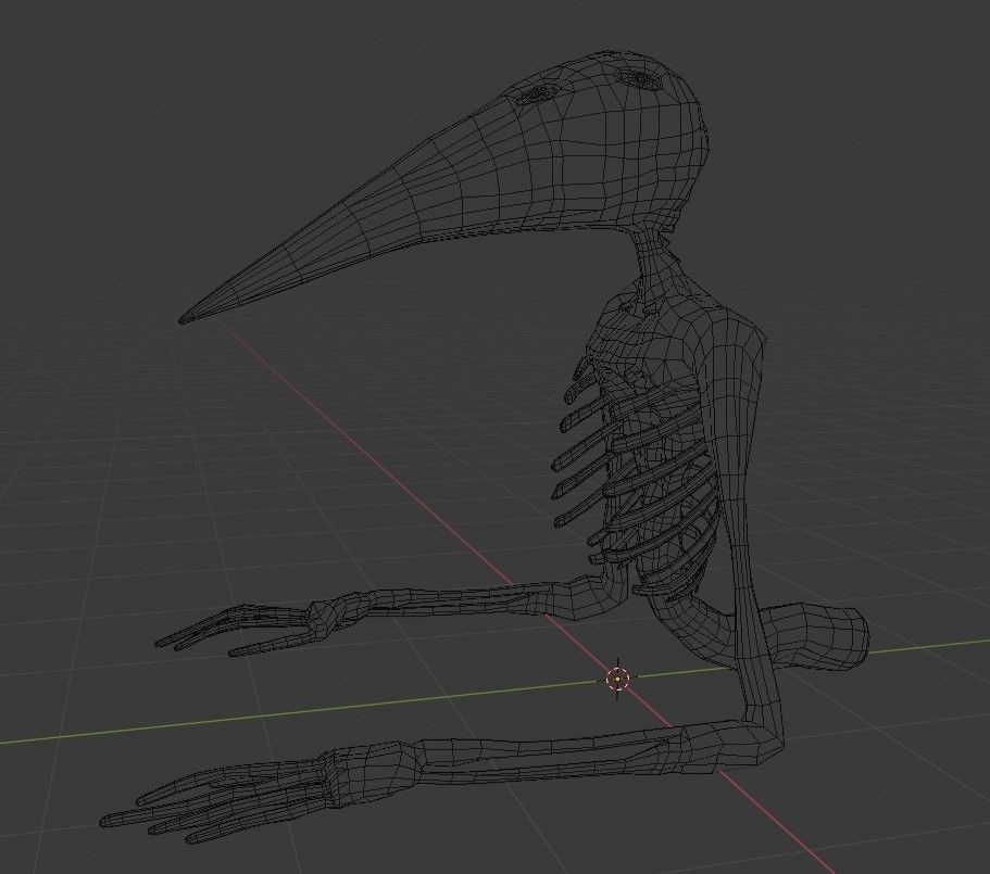 God of roadkill-Trevor Henderson  Low-poly 3D model_48