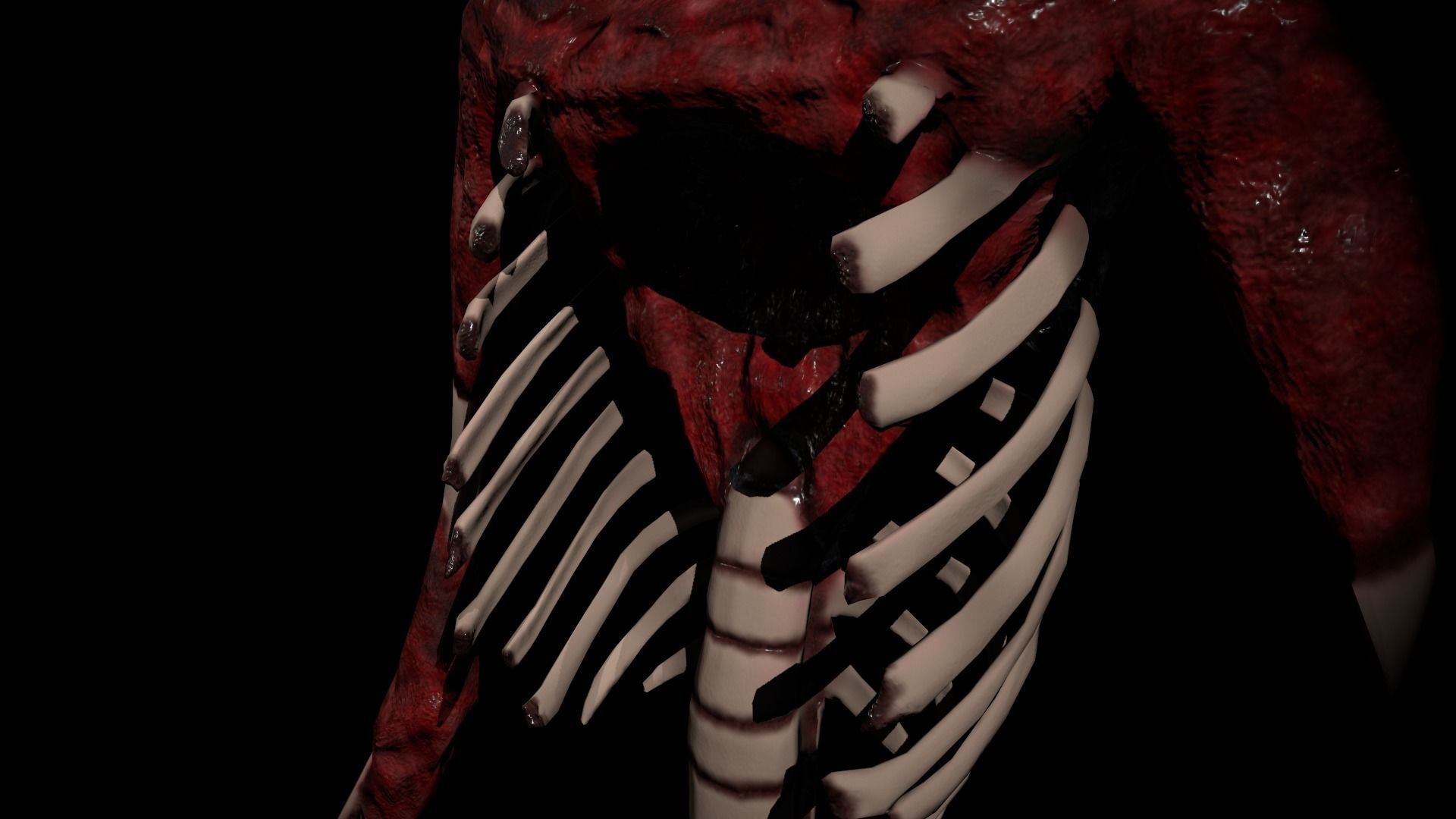 God of roadkill-Trevor Henderson  Low-poly 3D model_16