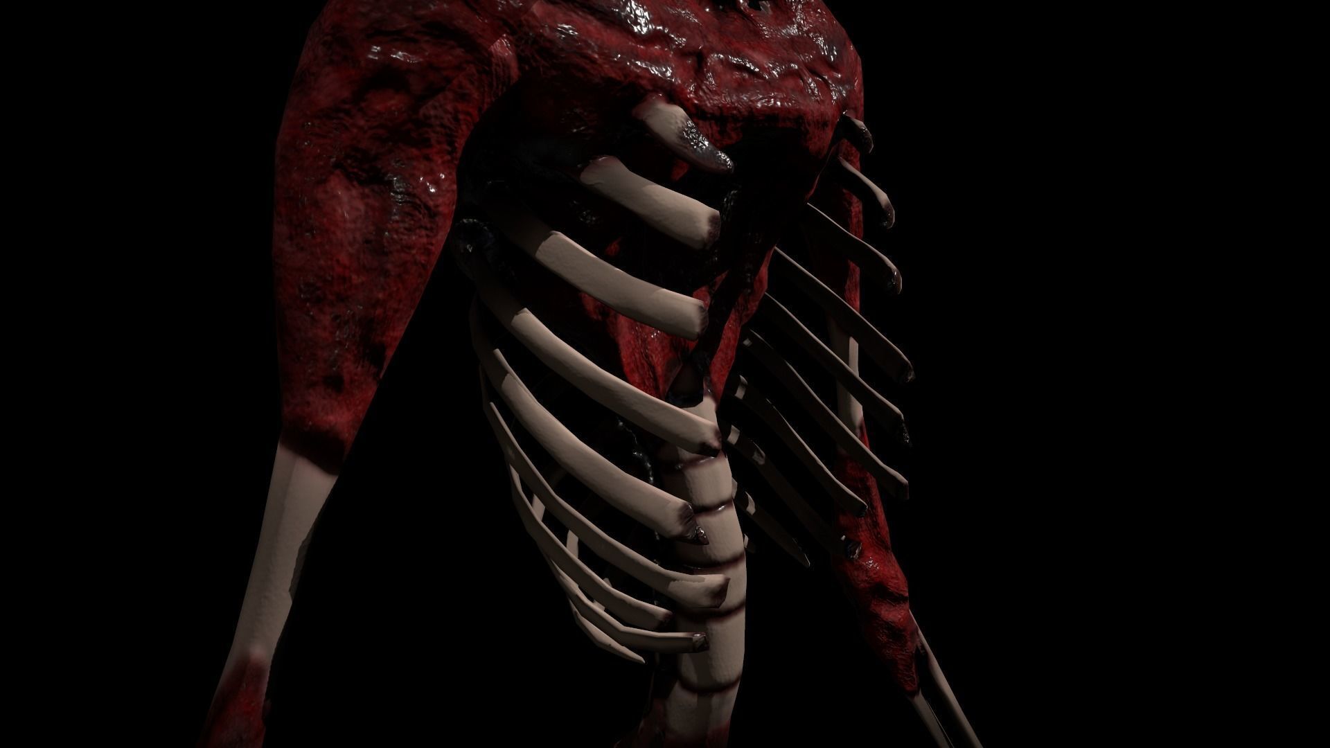 God of roadkill-Trevor Henderson  Low-poly 3D model_17