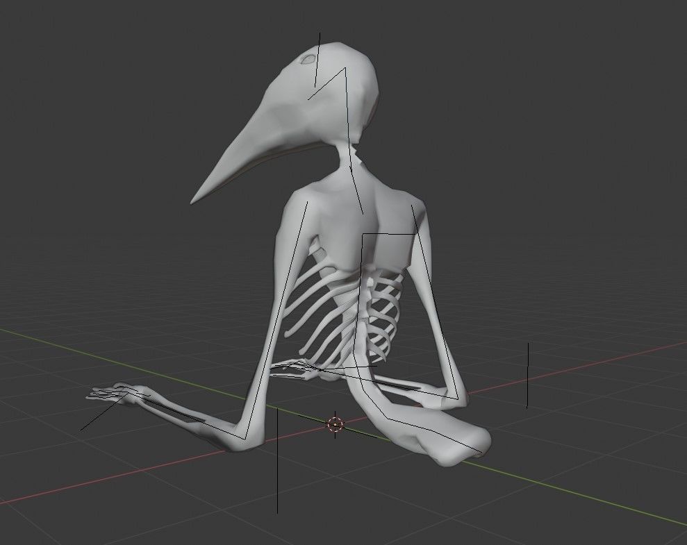 God of roadkill-Trevor Henderson  Low-poly 3D model_46