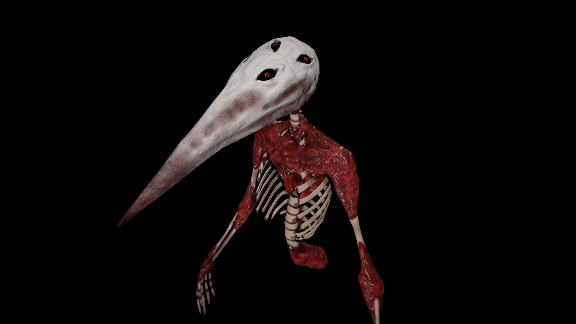 God of roadkill-Trevor Henderson  Low-poly 3D model_30