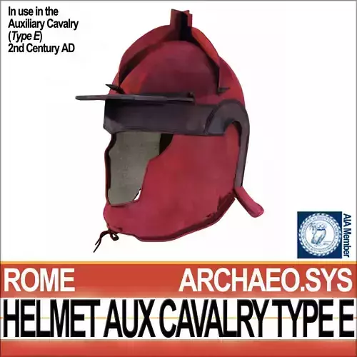 Roman Auxiliary Cavalry Helmet Type E 3D model