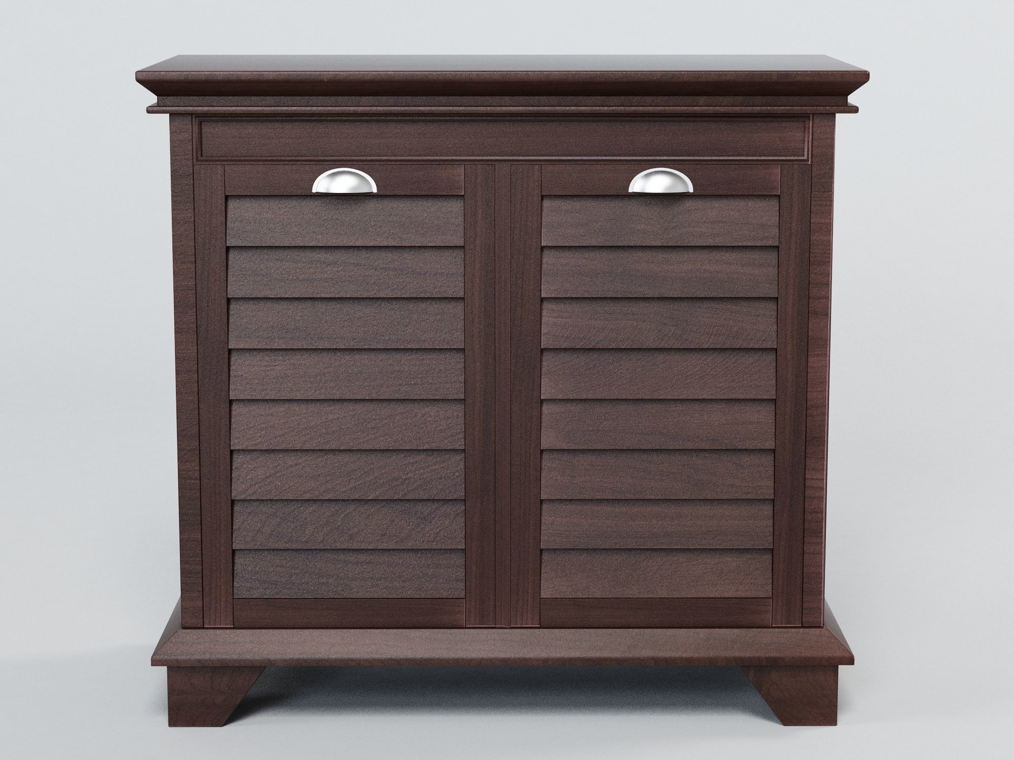 Crenshaw Cabinet Laundry Hamper by Jossandmain 3D model_6