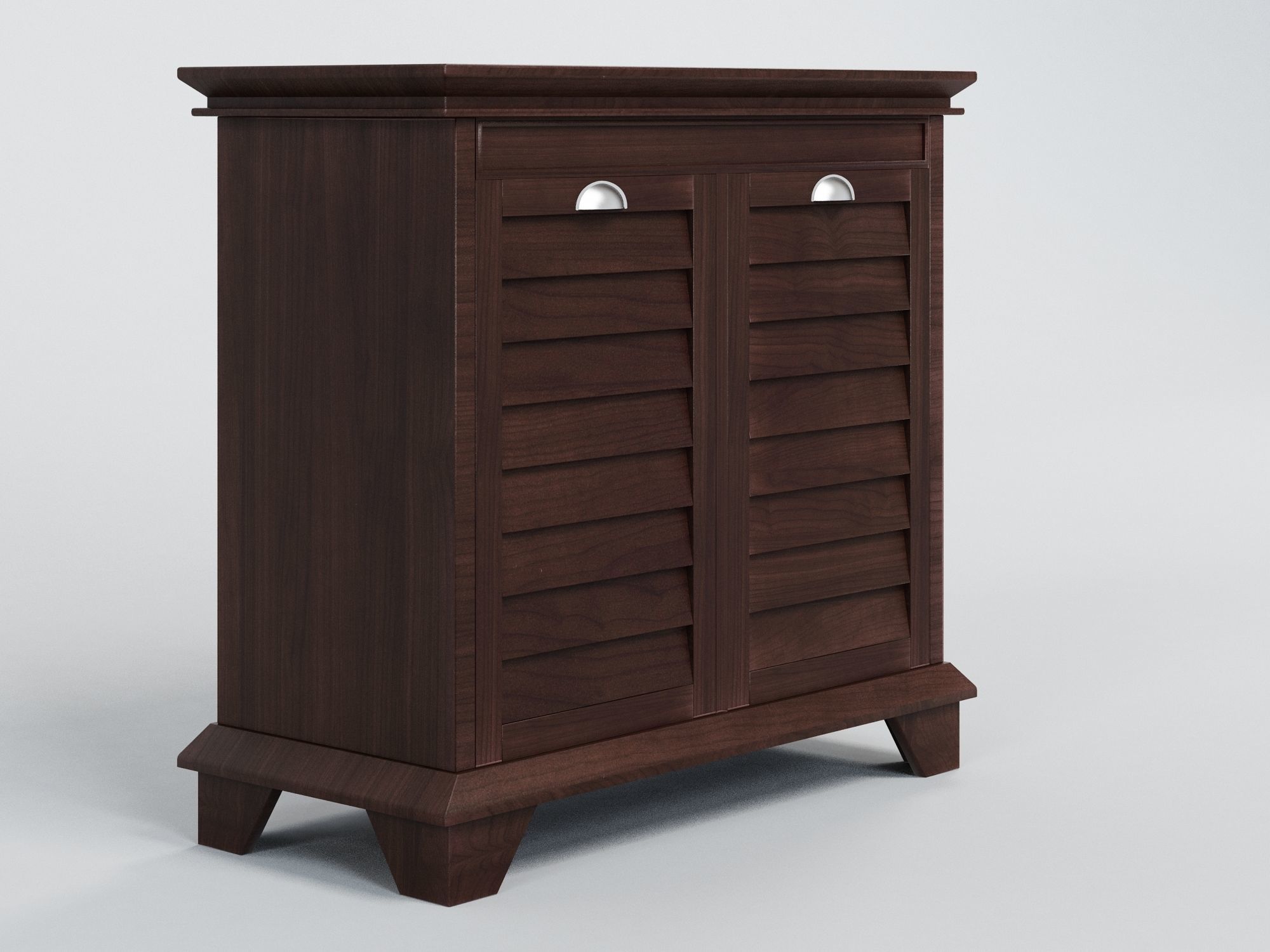 Crenshaw Cabinet Laundry Hamper by Jossandmain 3D model_4