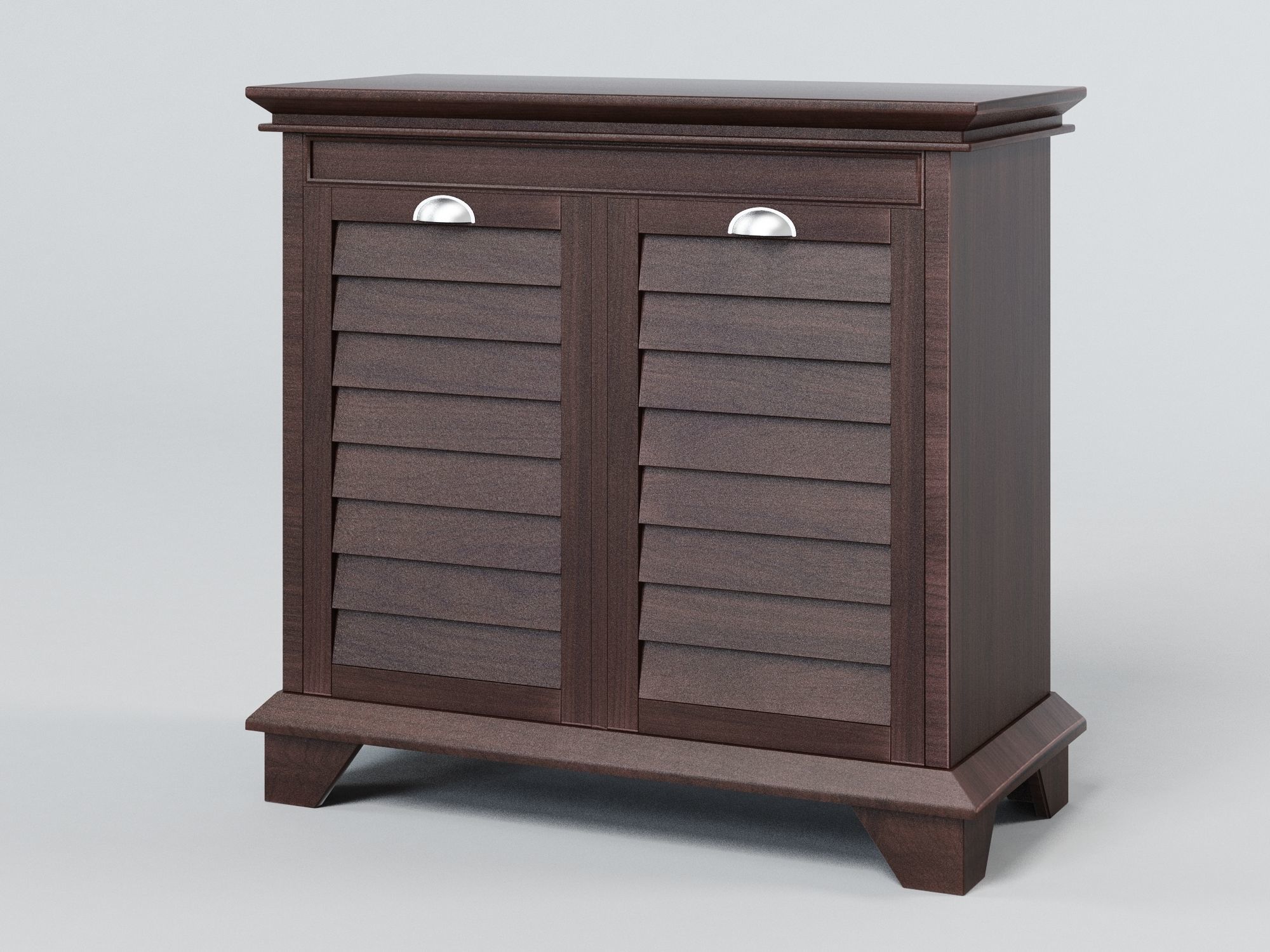 Crenshaw Cabinet Laundry Hamper by Jossandmain 3D model_2