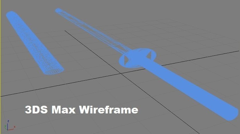 katana and sheath 3D model_4