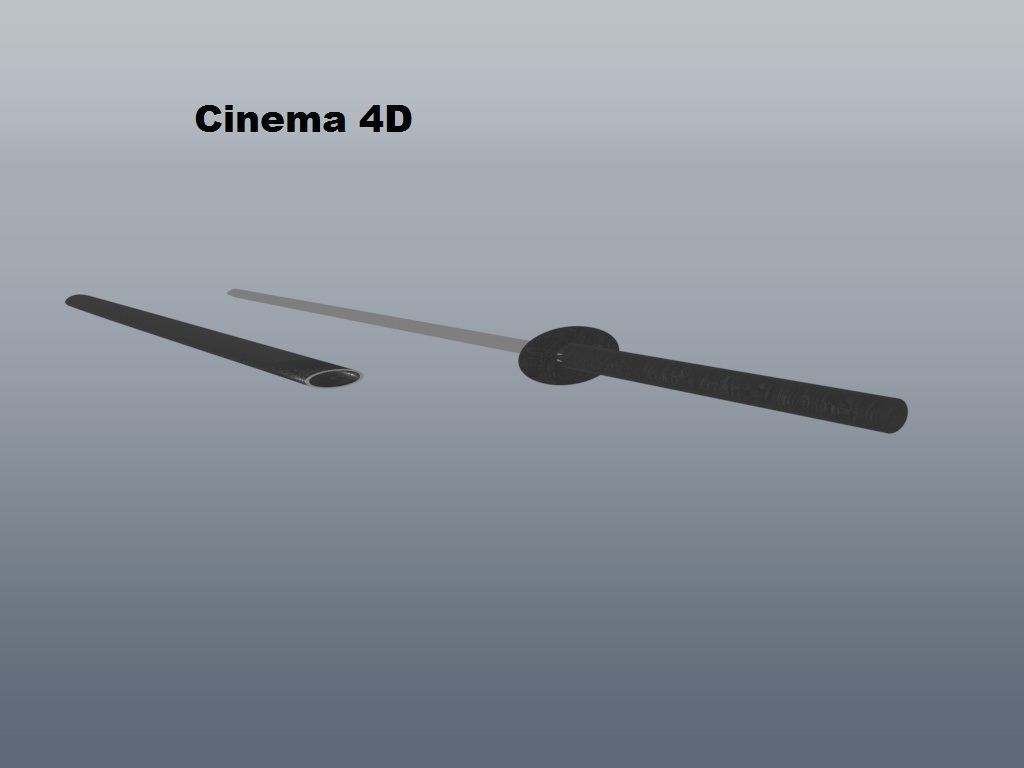 katana and sheath 3D model_1