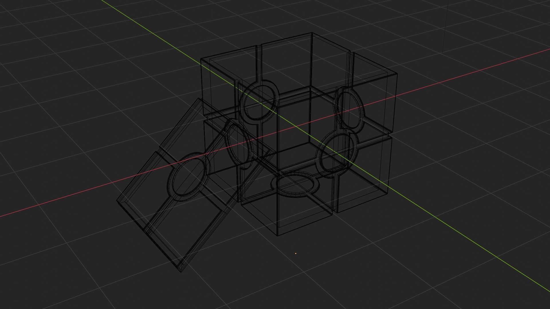 Imperial Container Box Low-poly 3D model_5