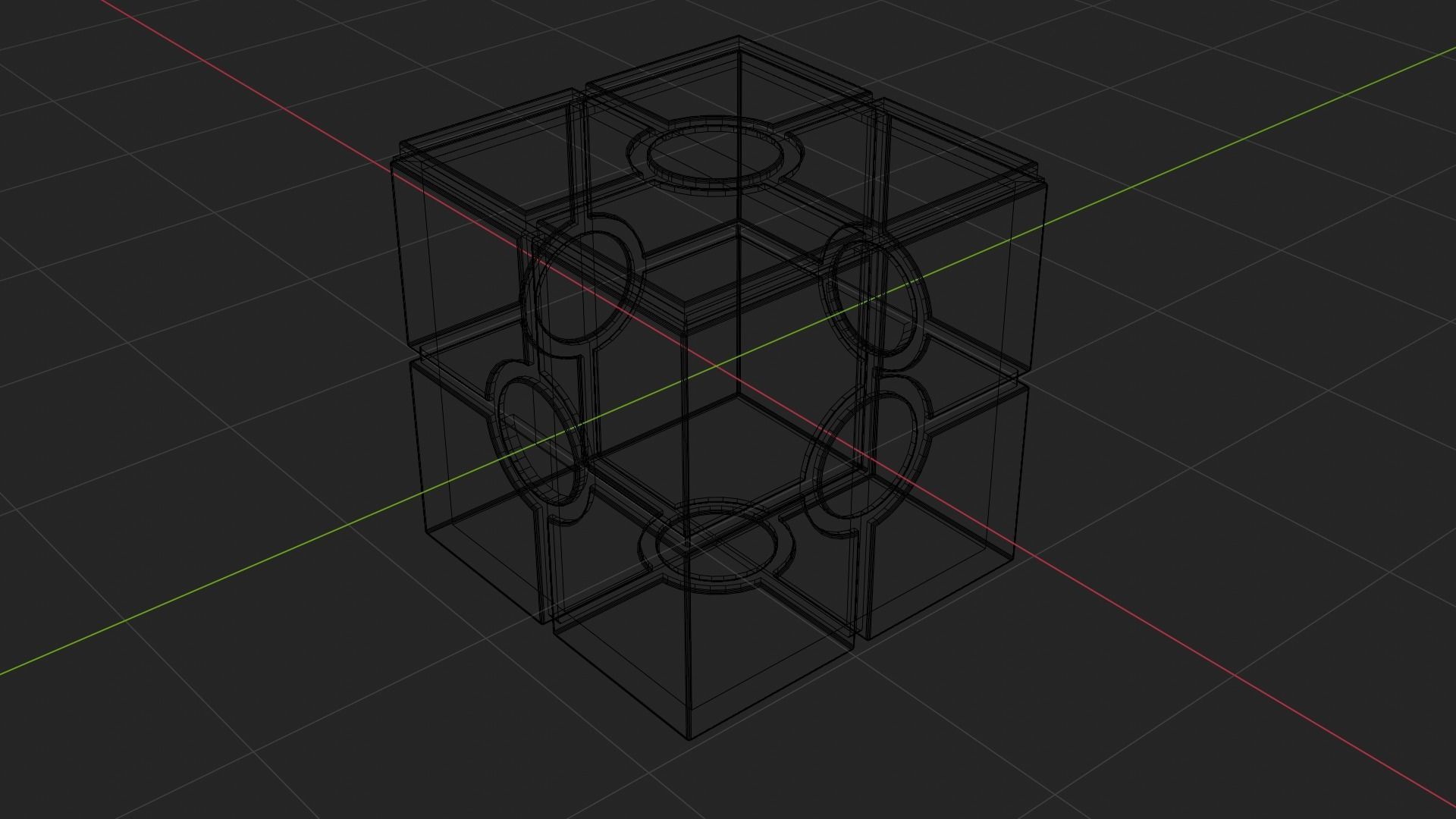 Imperial Container Box Low-poly 3D model_3