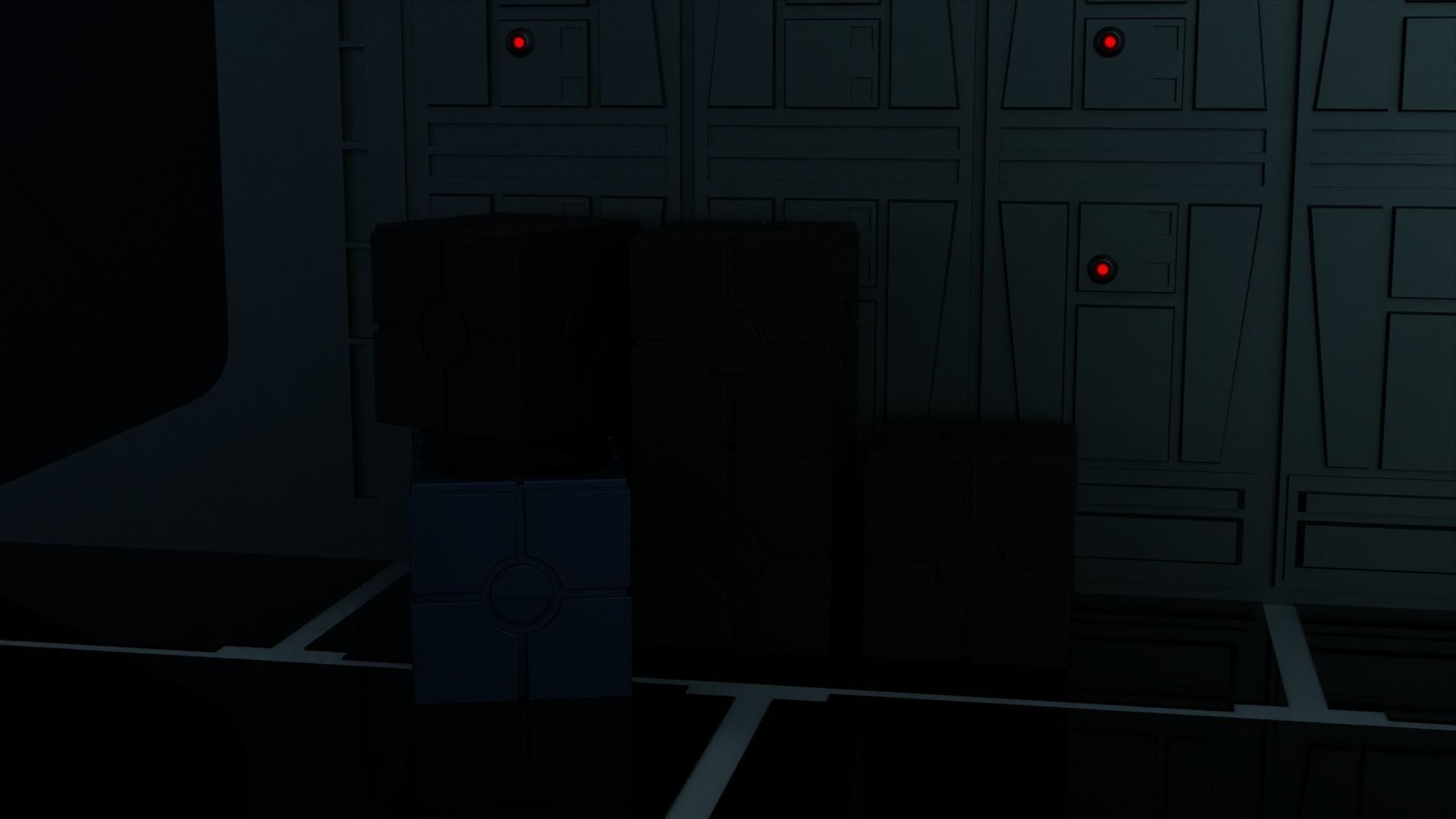 Imperial Container Box Low-poly 3D model_13