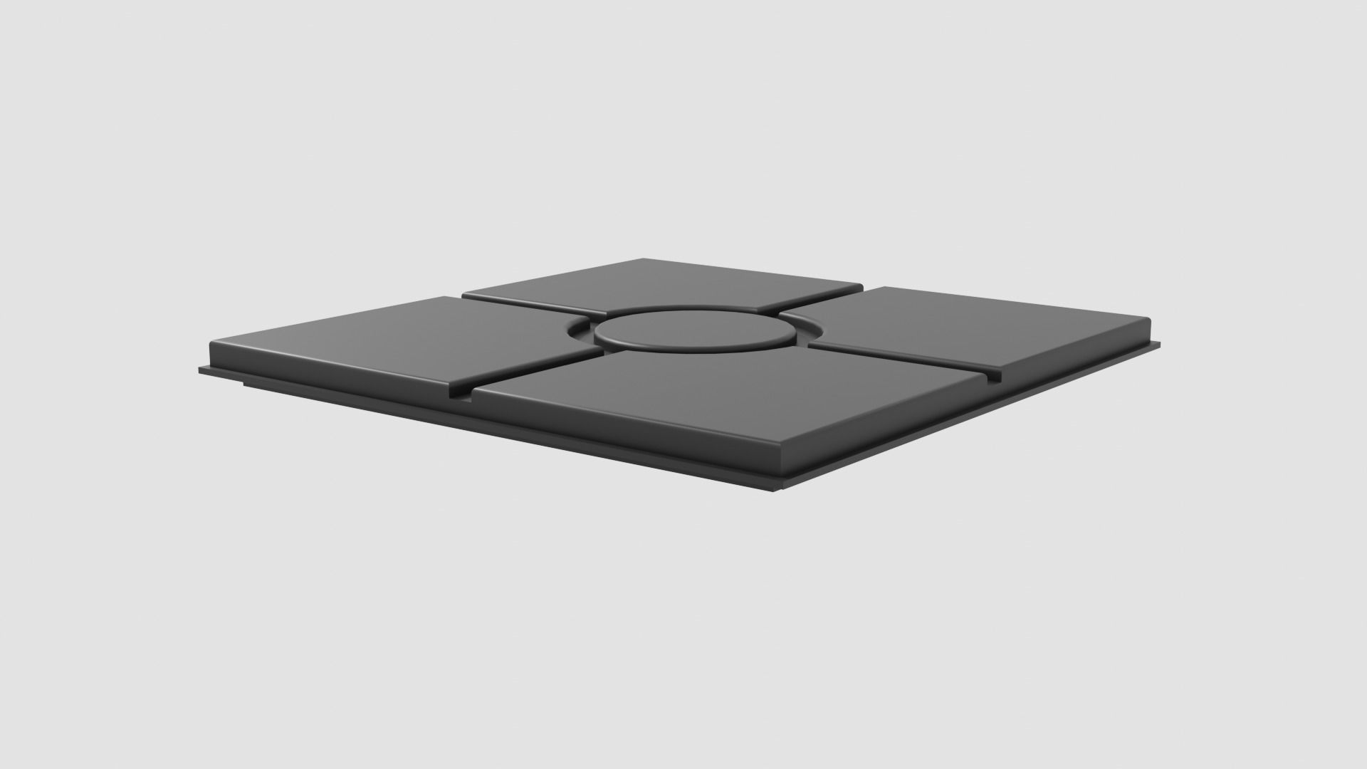 Imperial Container Box Low-poly 3D model_10