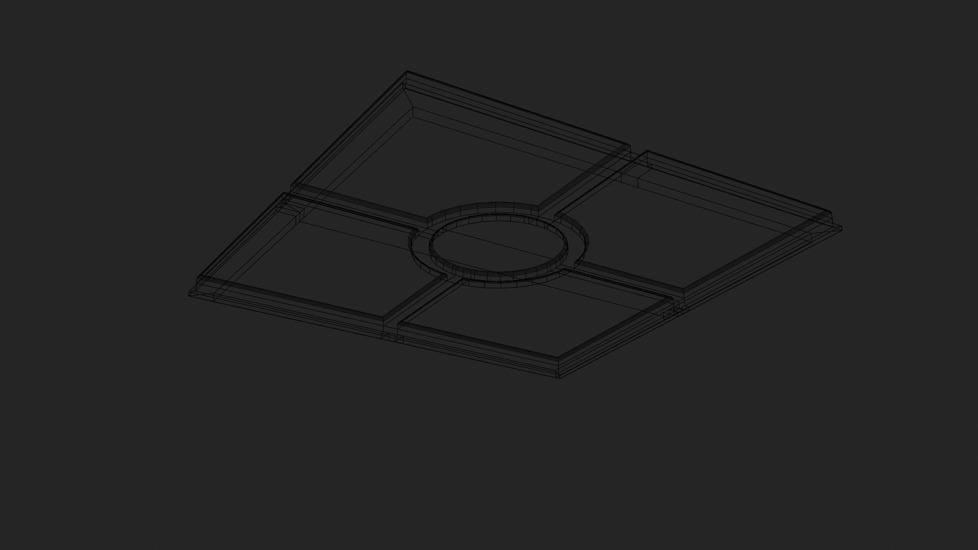 Imperial Container Box Low-poly 3D model_9