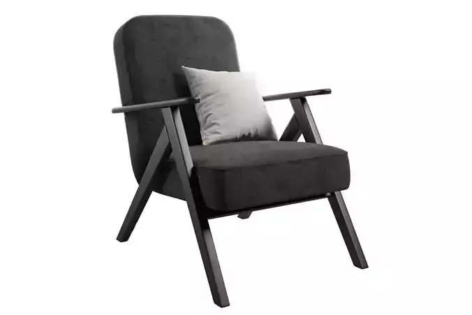 JYSK SADDERUP Armchair 3D model