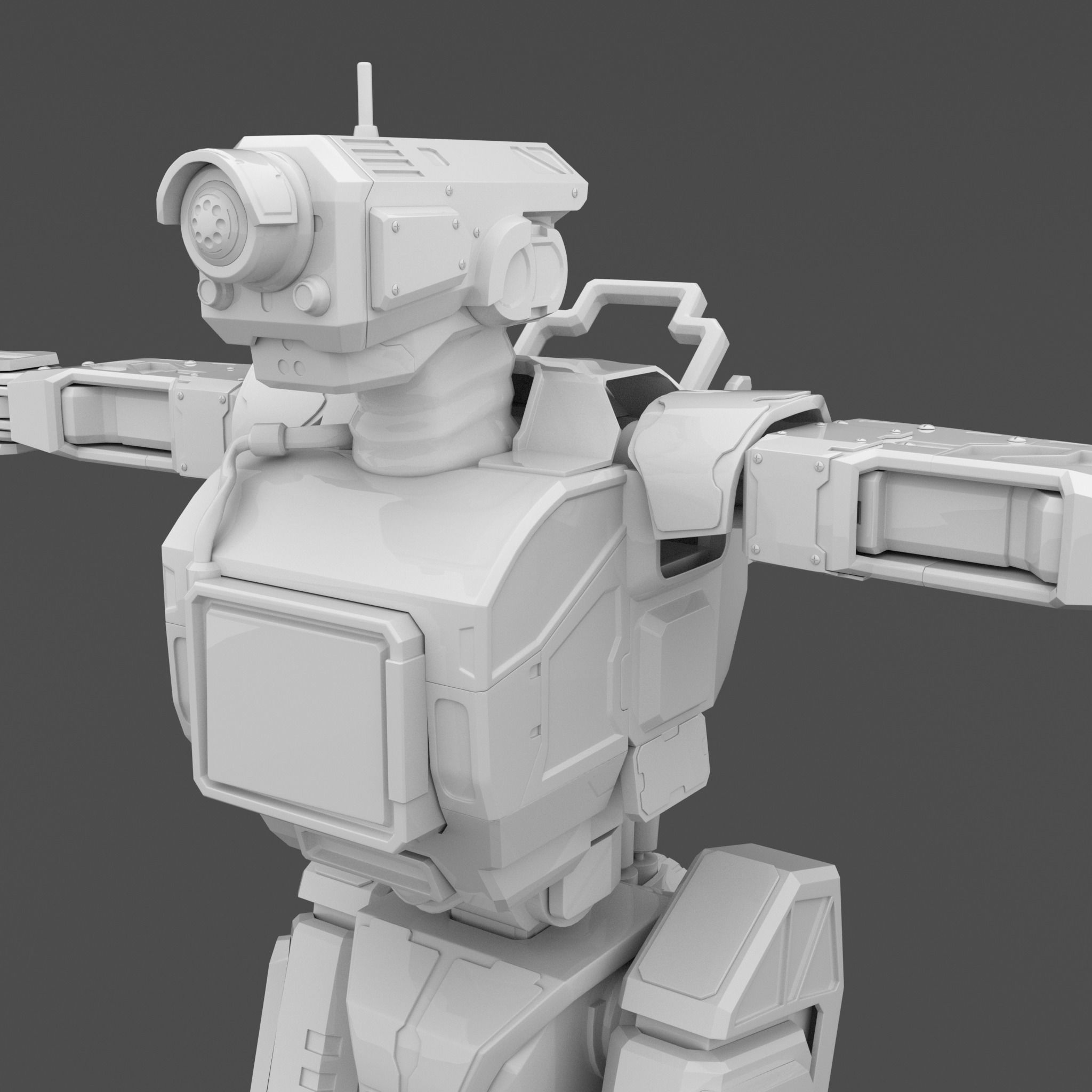 Marvin Apex Legends Highpoly 3D model_5