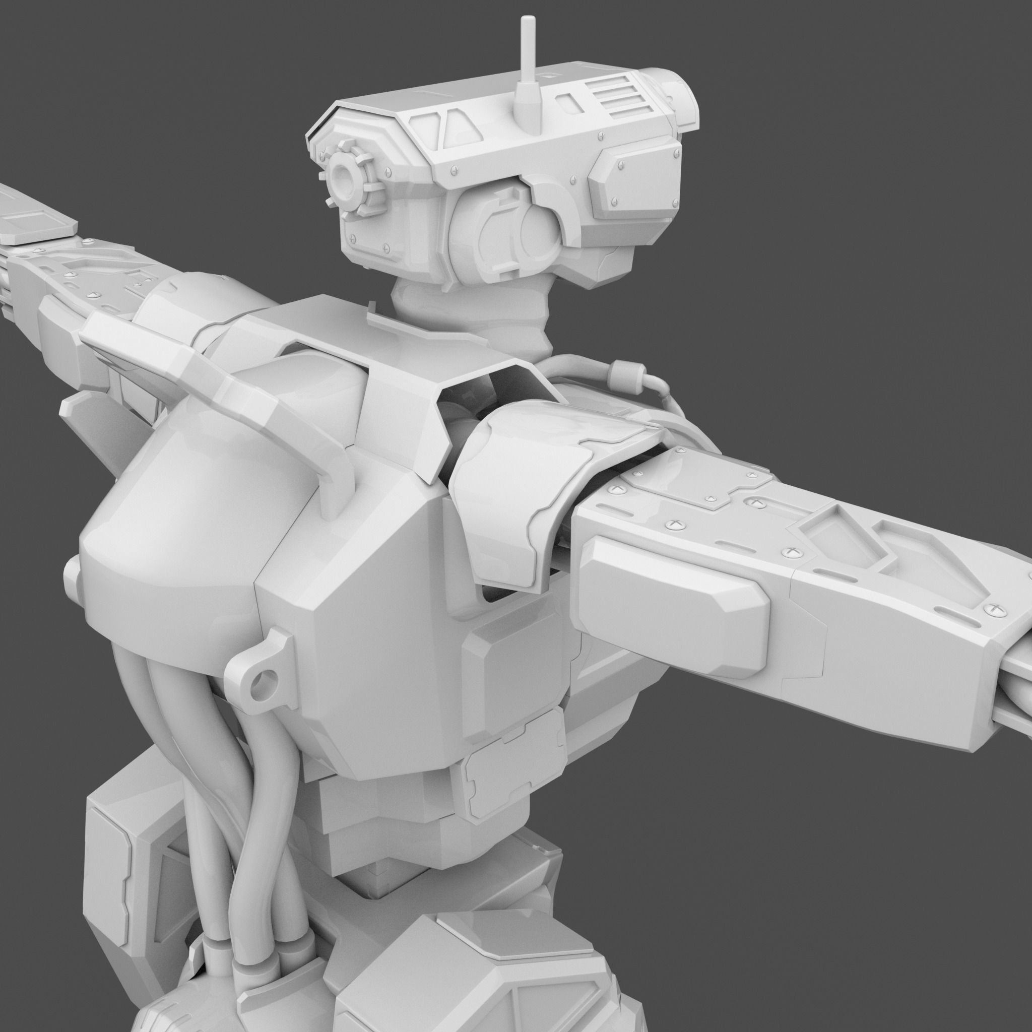 Marvin Apex Legends Highpoly 3D model_4