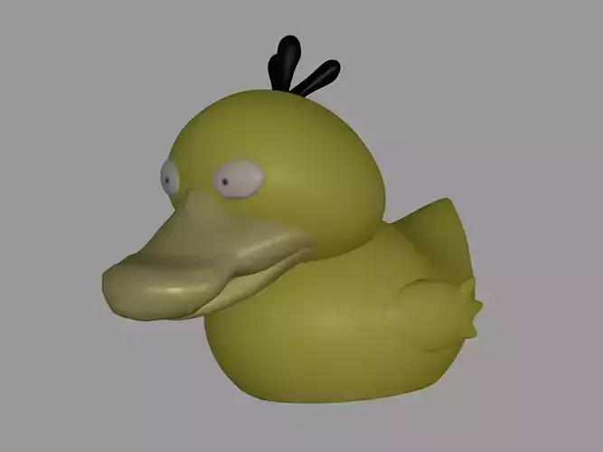 Psyduck Rubber Duck V1 Free 3D print model