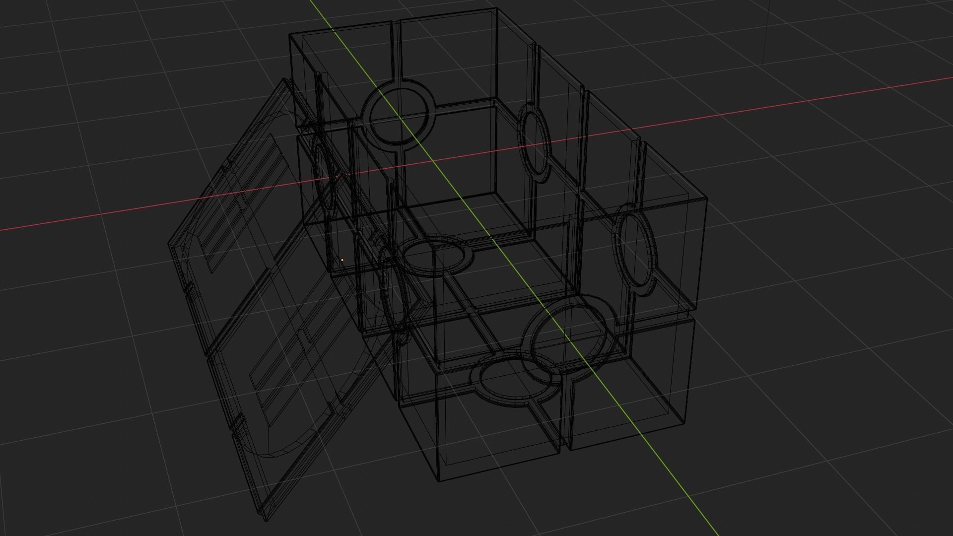 Imperial Scanning Box Low-poly 3D model_8