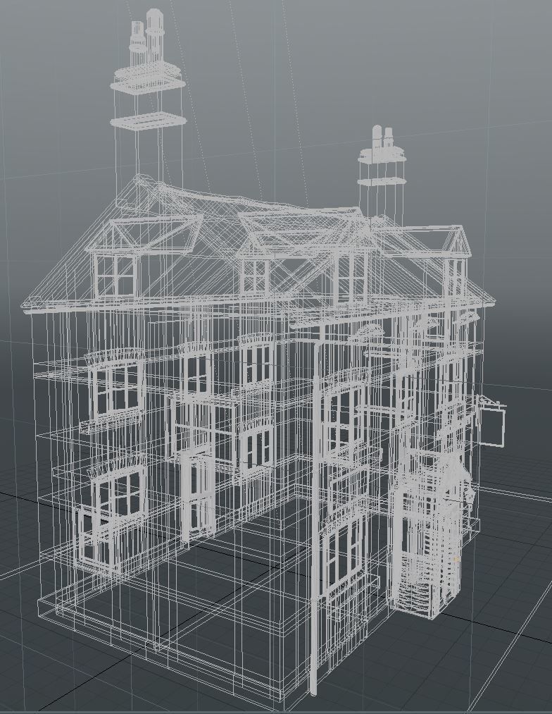 Honeysuckle Tea Rooms Cottage 3D model_15