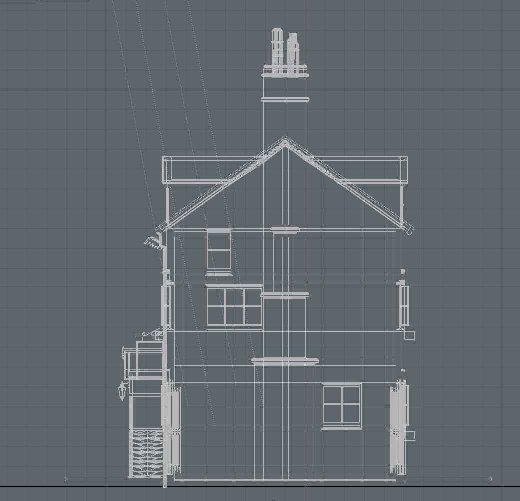 Honeysuckle Tea Rooms Cottage 3D model_10