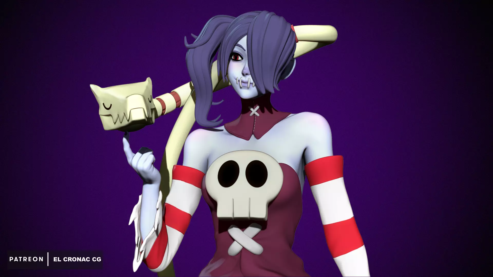 Squigly - Skullgirls 3D print model_0