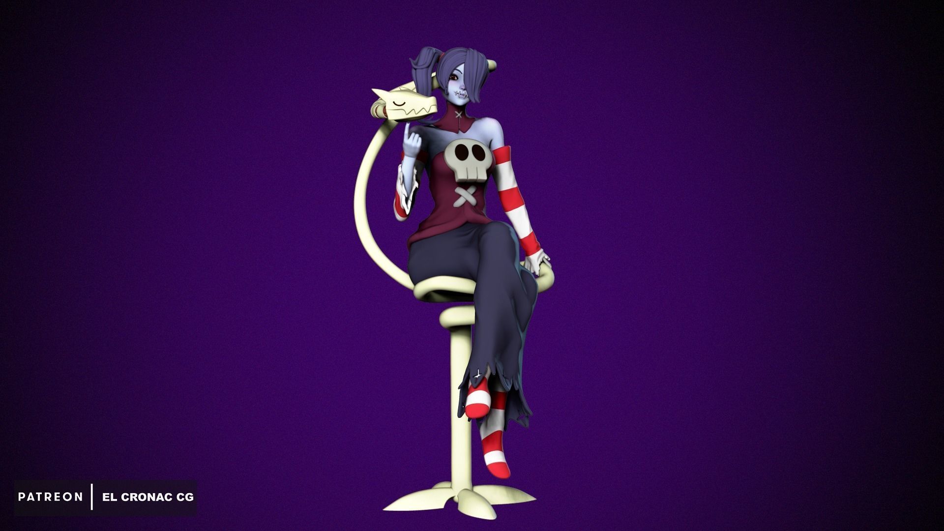Squigly - Skullgirls 3D print model_2