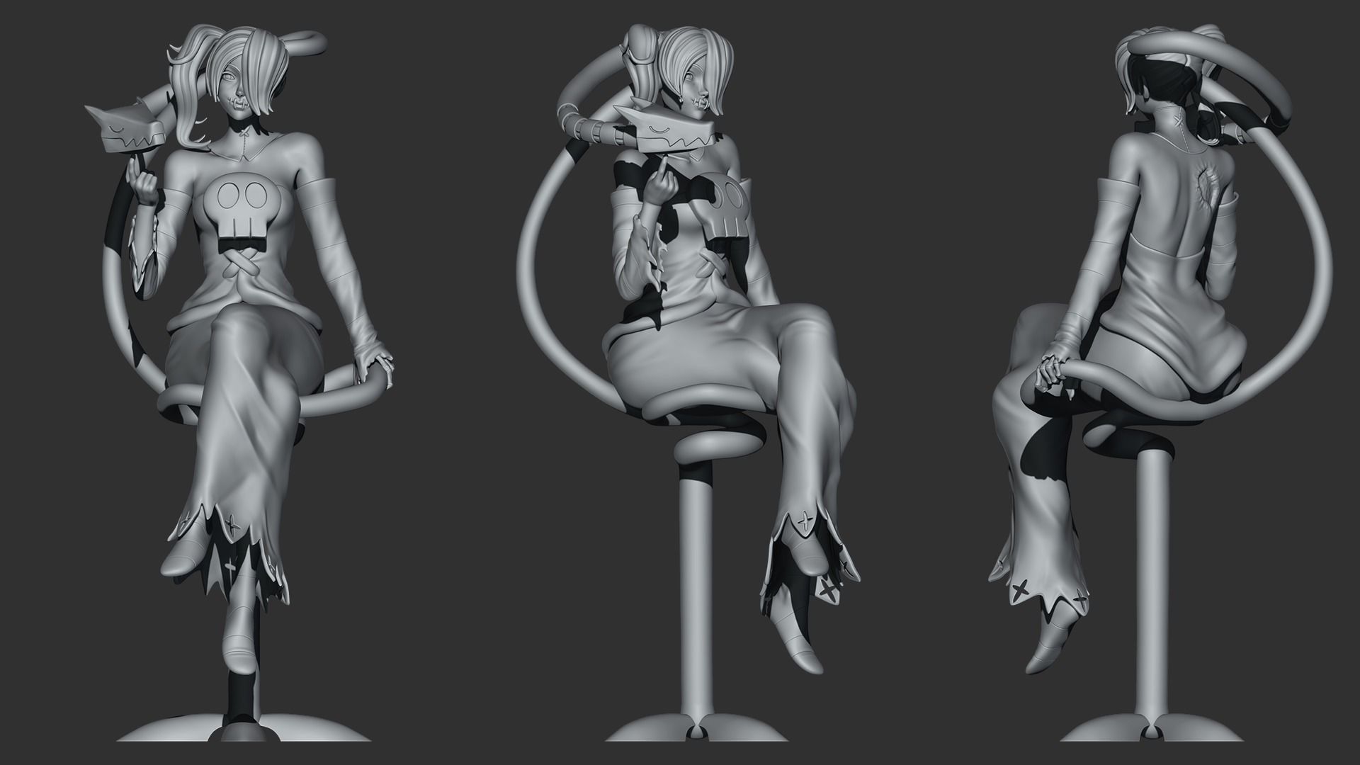 Squigly - Skullgirls 3D print model_4