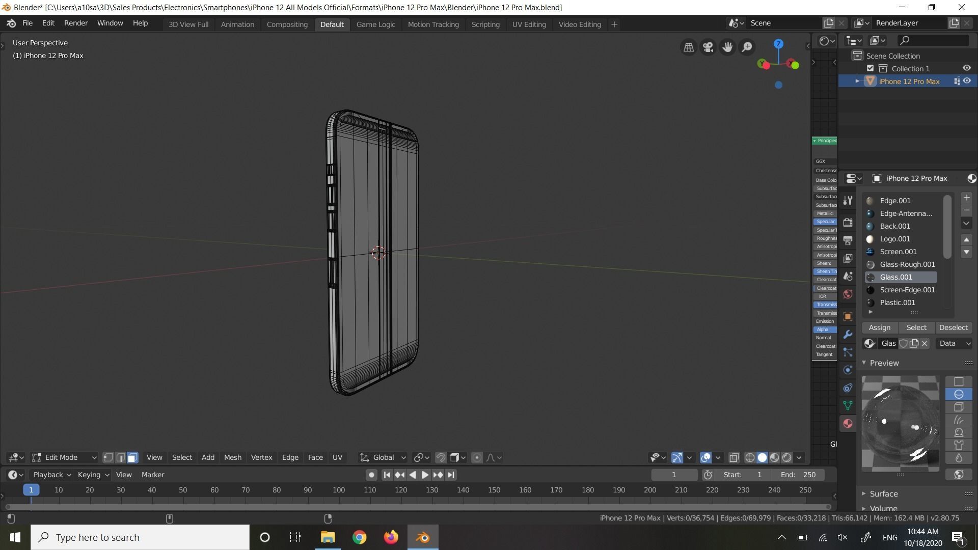 Apple Cases and Models of iPhone 12 All Models Official 3D Model Collection_29