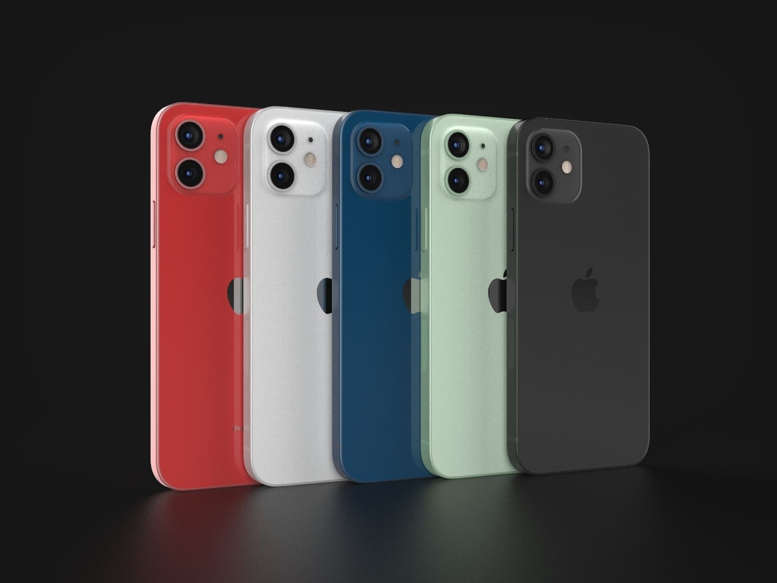 Apple Cases and Models of iPhone 12 All Models Official 3D Model Collection_3