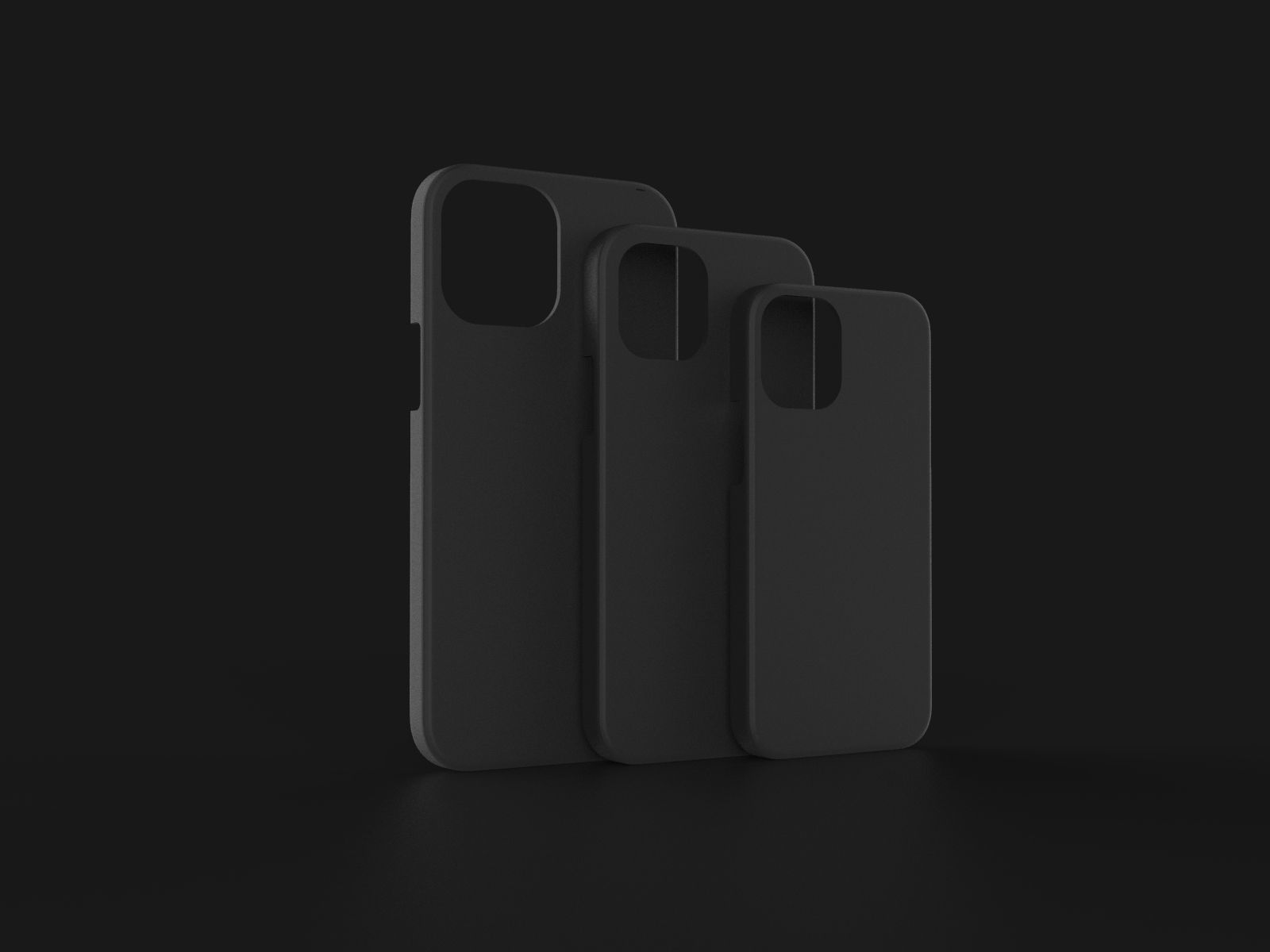 Apple Cases and Models of iPhone 12 All Models Official 3D Model Collection_1
