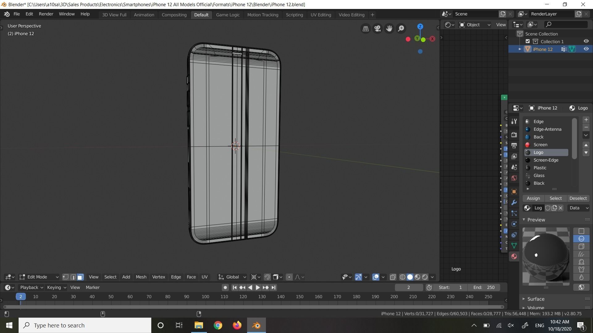 Apple Cases and Models of iPhone 12 All Models Official 3D Model Collection_28