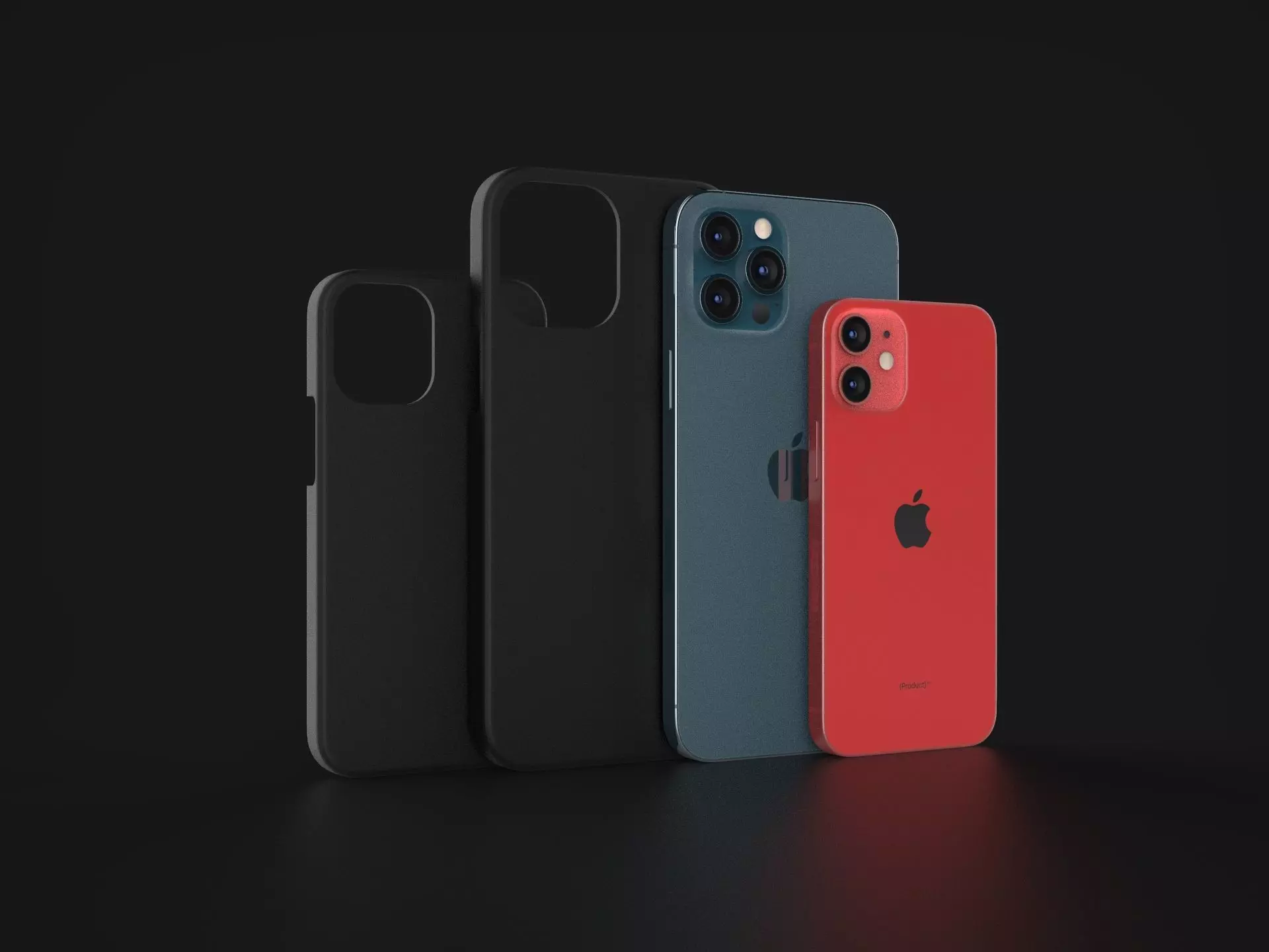 Apple Cases and Models of iPhone 12 All Models Official 3D Model Collection_0