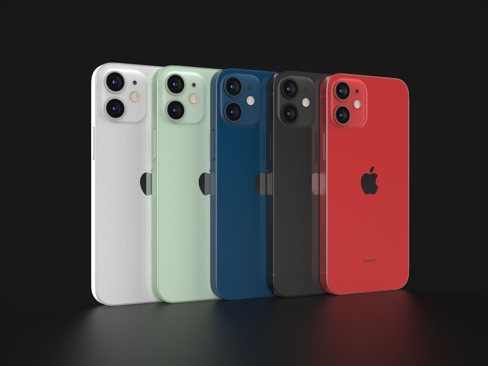 Apple Cases and Models of iPhone 12 All Models Official 3D Model Collection_4