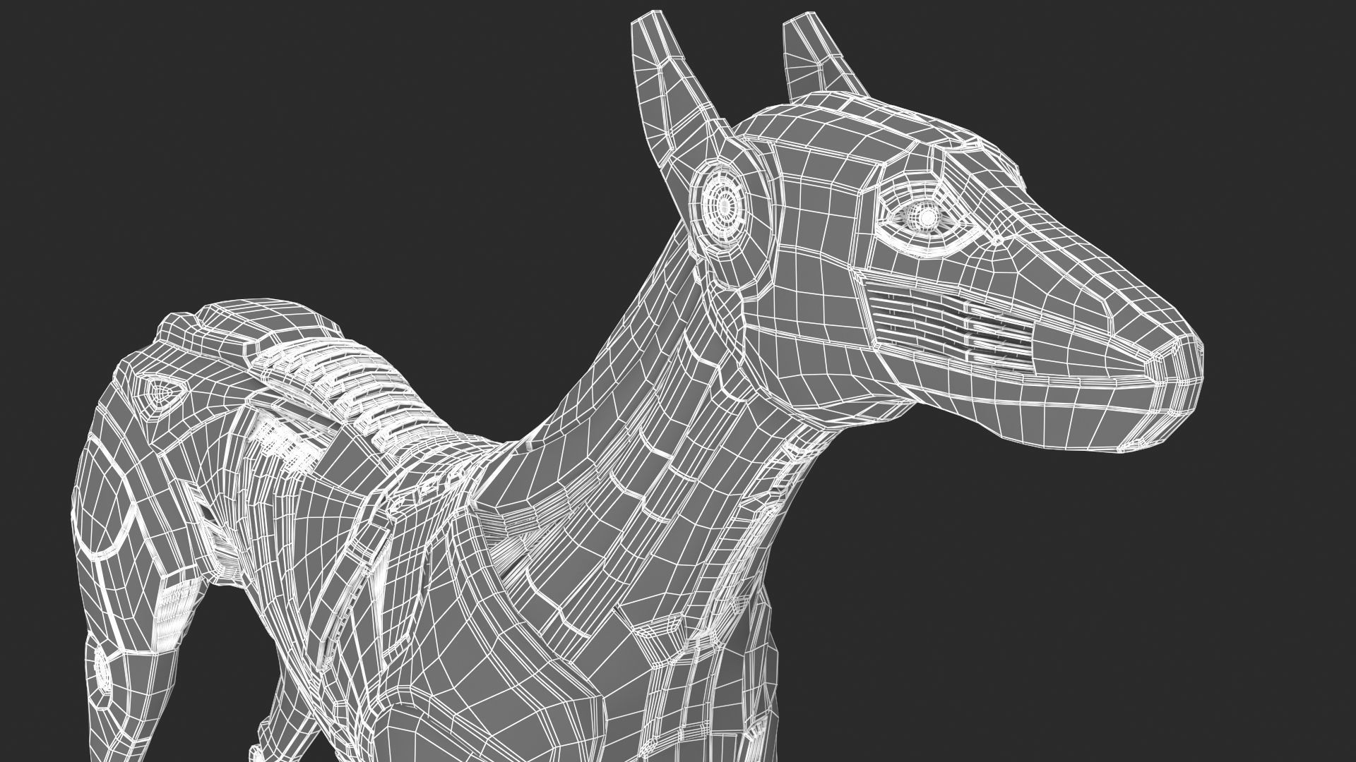 Cyborg dog 3D model_19