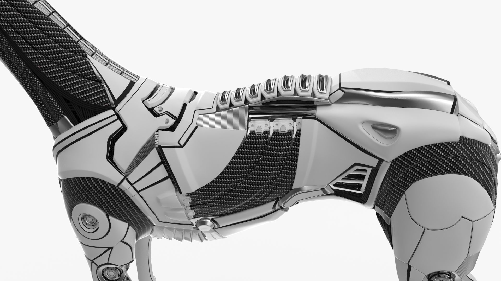 Cyborg dog 3D model_13