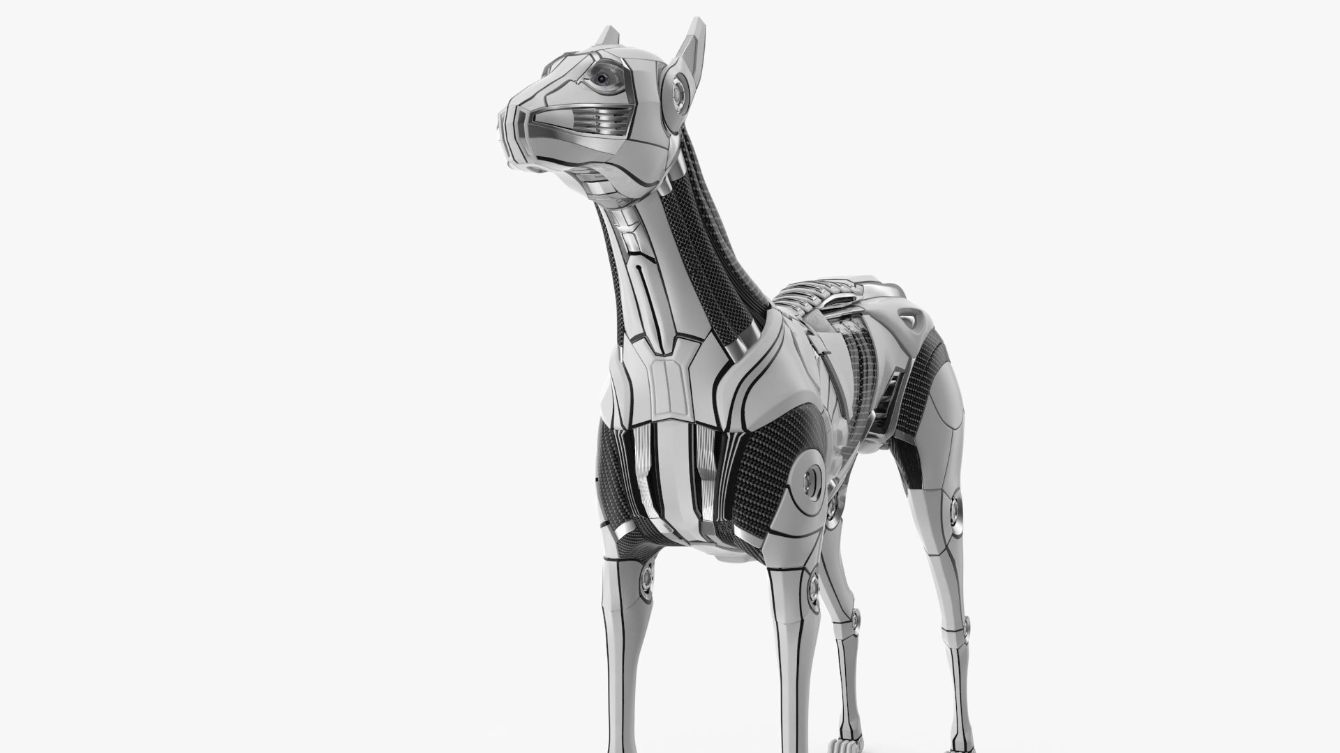 Cyborg dog 3D model_14