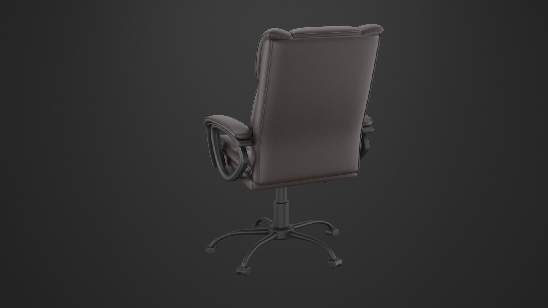 Staples Kelburne Luxura Faux Leather Desk Chair free 3D model CGTrader