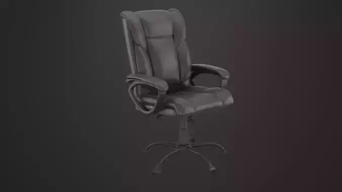 Staples Kelburne Luxura Faux Leather Desk Chair Free 3D model
