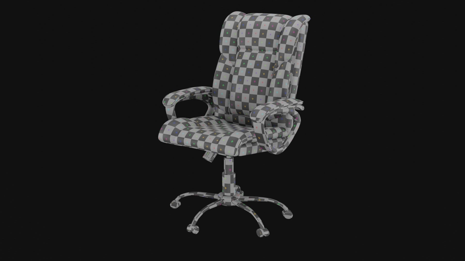 Staples Kelburne Luxura Faux Leather Desk Chair free 3D model CGTrader