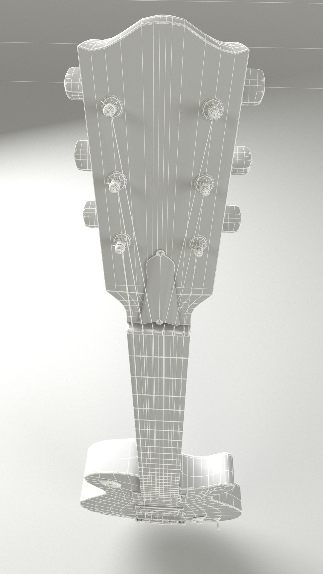 Buckethead guitar 3D model_3