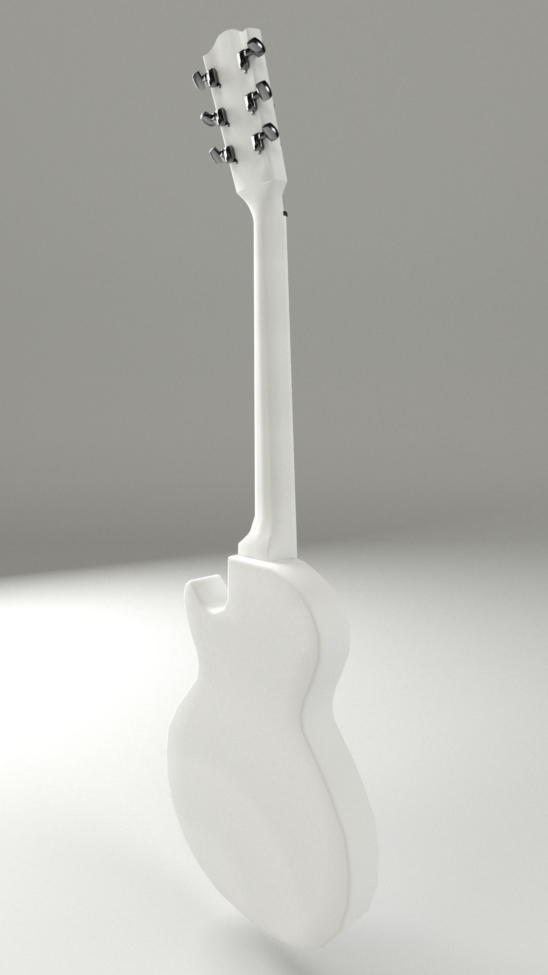 Buckethead guitar 3D model_5