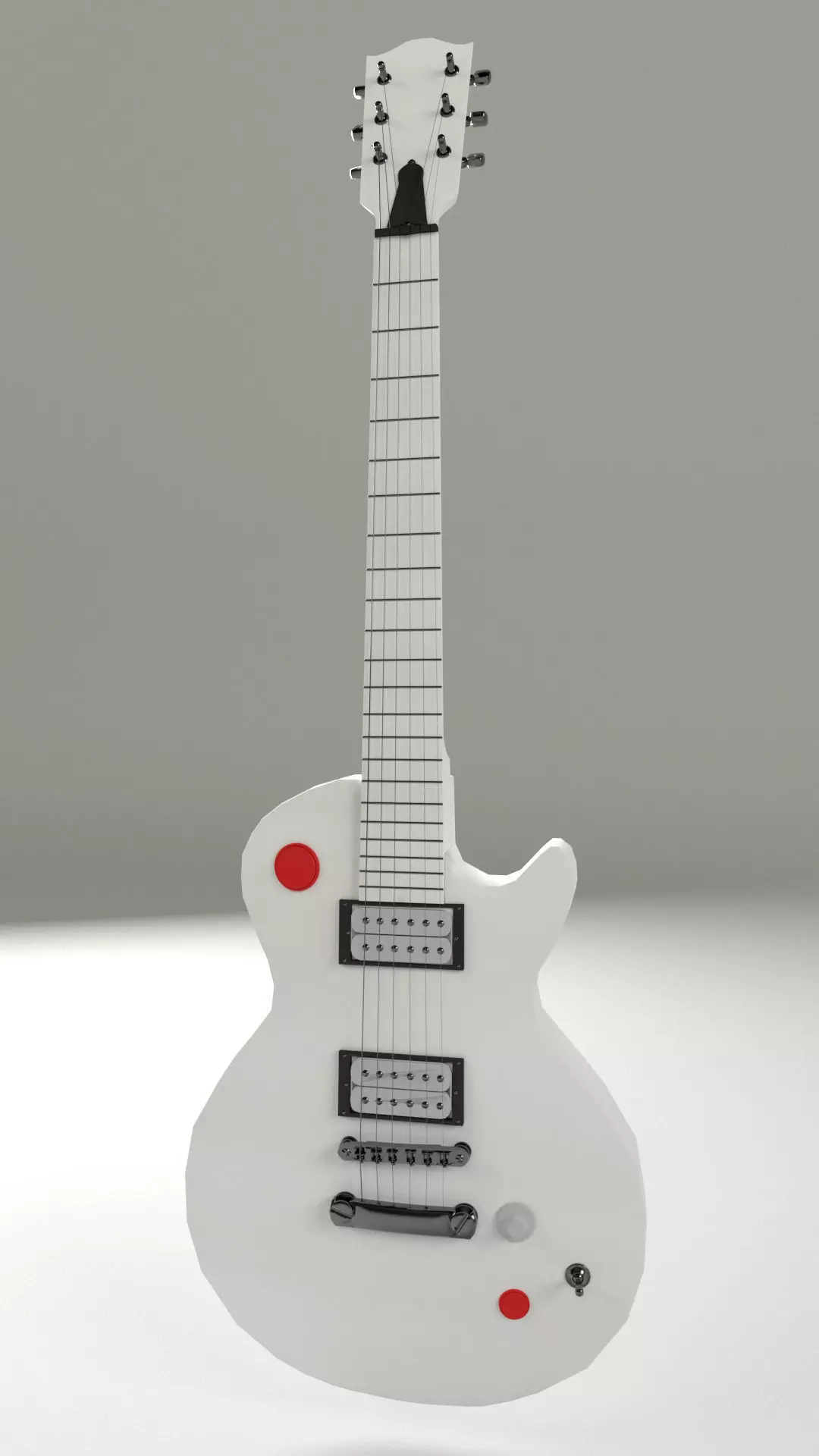 Buckethead guitar 3D model_0