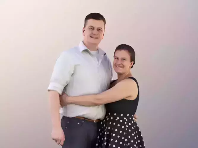 Fabian Tine 10445 - Couple Standing 