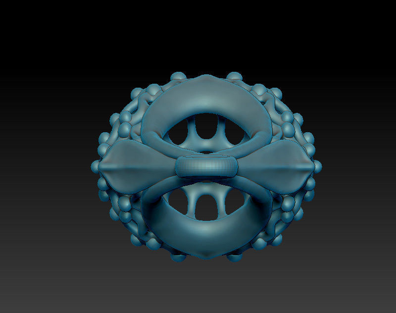 Original dainty earrings model with openwork pattern 3D print model_5