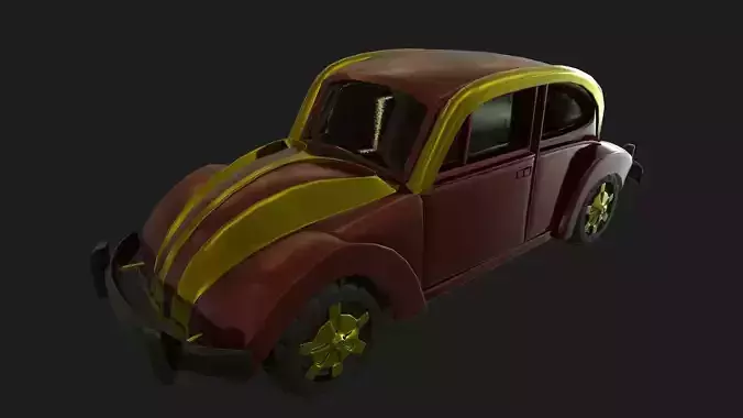 Car 3D Model volkswagen beetle