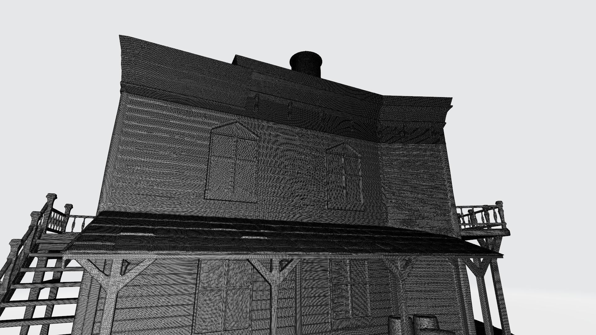 Wild west saloon 3D print model_7