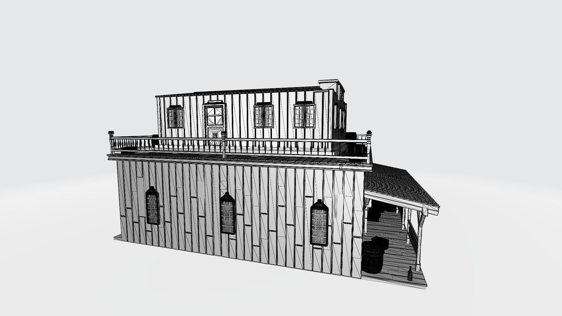 West wild hotel 3D print model_8