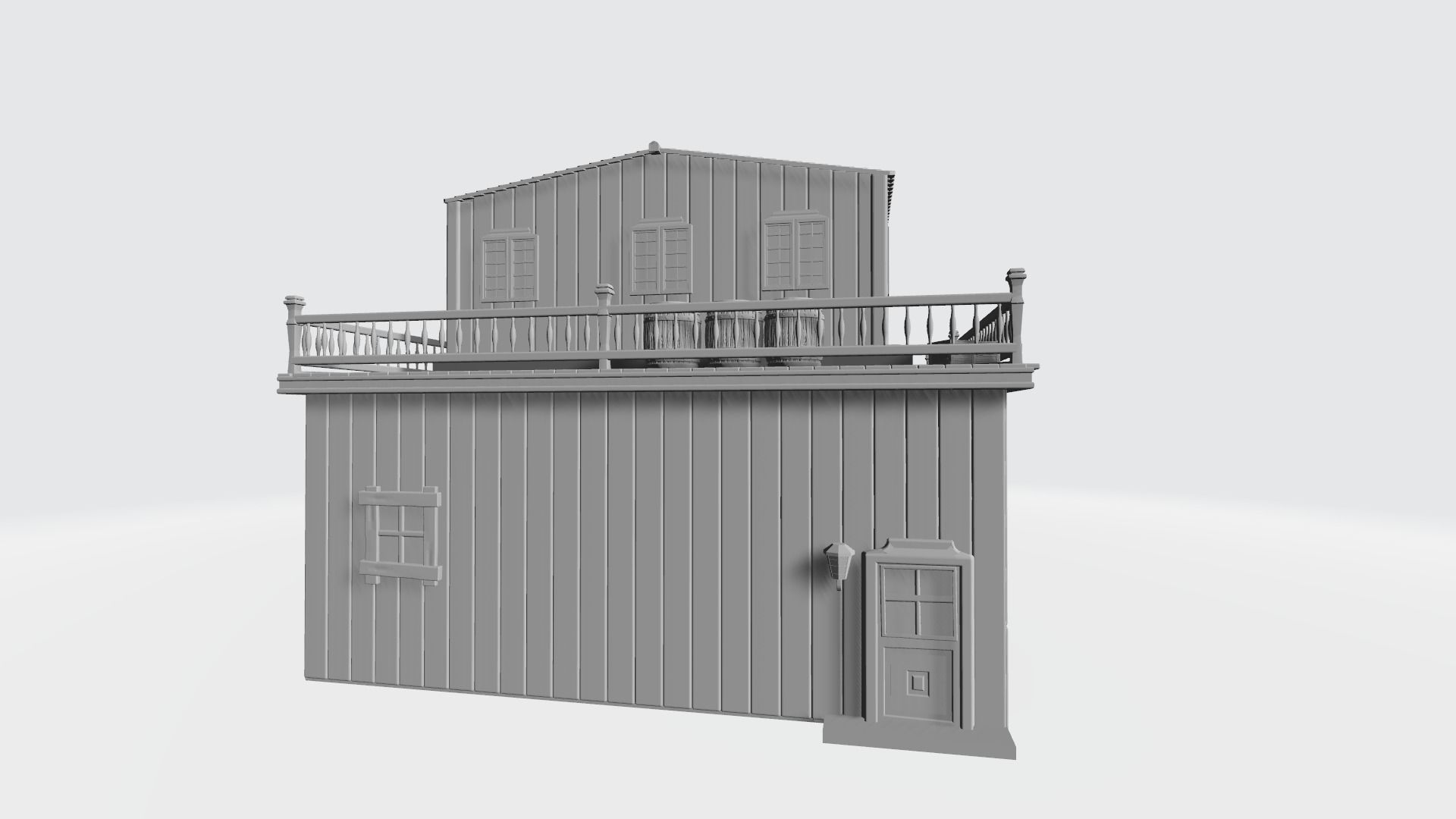 West wild hotel 3D print model_3