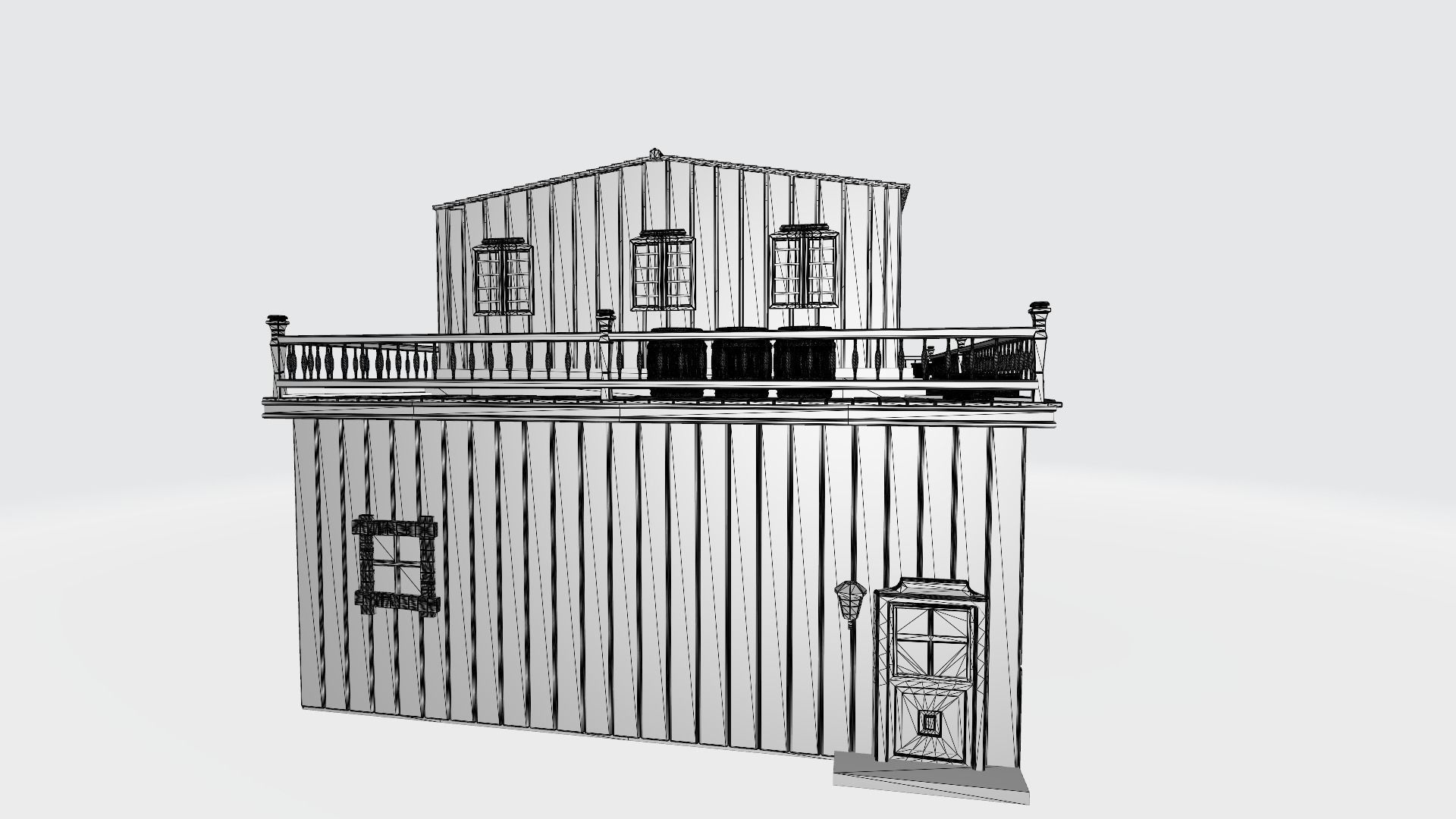 West wild hotel 3D print model_7